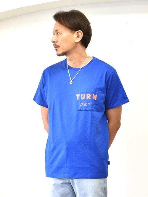 TURN ME ON THE SUNDAY S/S TEE BLUE