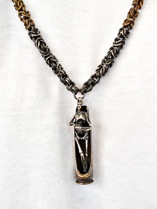 COD53 BARRETT SKULL NECKLACE