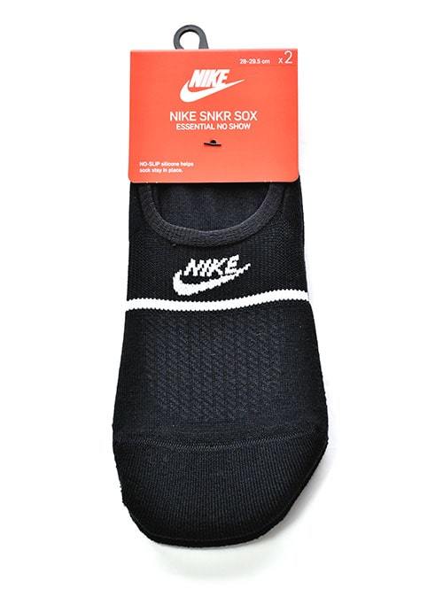 NIKE SNKR SOCKS 2足パック　BLACK