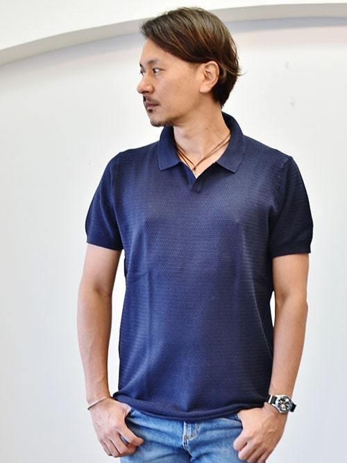 DSTREZZED サマーニットスキッパー NAVY