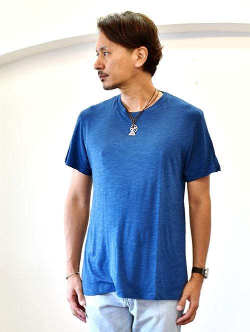 MITCHELL EVAN ラグジュアリー TEE INDIGO