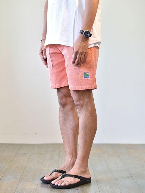 OFF SHORE CORDUROY SHORTS　SALMON