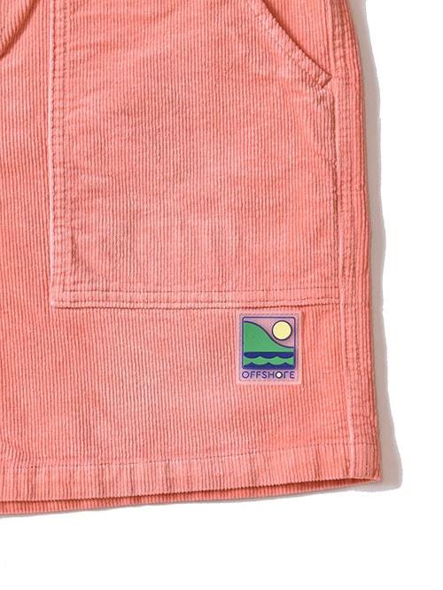 OFF SHORE CORDUROY SHORTS　SALMON