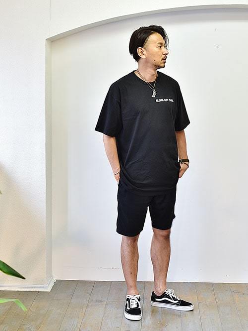 Aloha Got Soul エトフ別注　LOGO TEES　BLACK