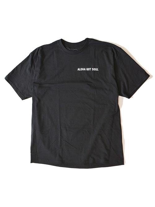 Aloha Got Soul エトフ別注　LOGO TEES　BLACK