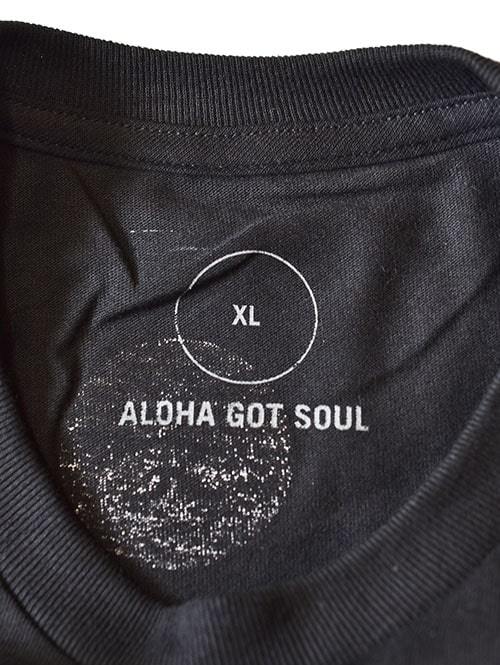 Aloha Got Soul エトフ別注　LOGO TEES　BLACK