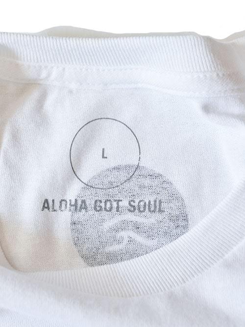 Aloha Got Soul エトフ別注　LOGO TEES　WHITE/BLACK