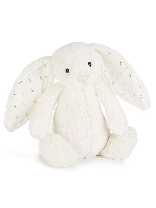 【Sサイズ/18cm 】Jellycat Bashful Twinkle Bunny Small 18センチ　星耳 ウサギ　S サイズ　BASS6TW