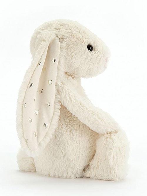 【Sサイズ/18cm 】Jellycat Bashful Twinkle Bunny Small 18センチ　星耳 ウサギ　S サイズ　BASS6TW