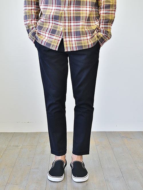 Rolla's クロップドチノパンツ BLACK