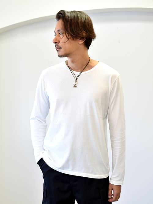 FREE CITY TRIANGLE PACH ロングスリーブTシャツ WHITE