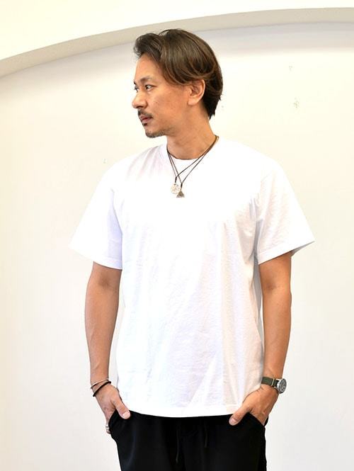LA APPAREL 6.5oz heavy weight Tee white