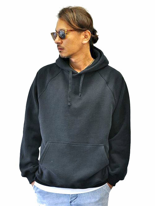 Upcycle 15.5oz Heavy Weight Pullover Parka Black