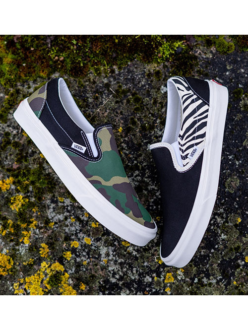 VANS 限定 MISMATCH CLASSIC SLIP-ON SHOES