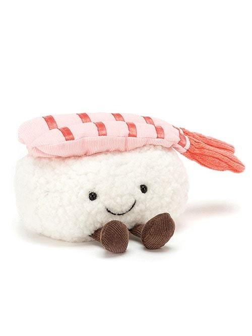 Jellycat Silly Sushi nigiri ジェリーキャット　寿司　海老のすし　にぎり　すしにぎり　えび　エビ　すし　ぬいぐるみ