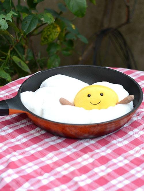 Jellycat Amuseable Fried Egg A2E 目玉焼き フライドエッグ めだまやき タマゴ たまごのぬいぐるみ 卵