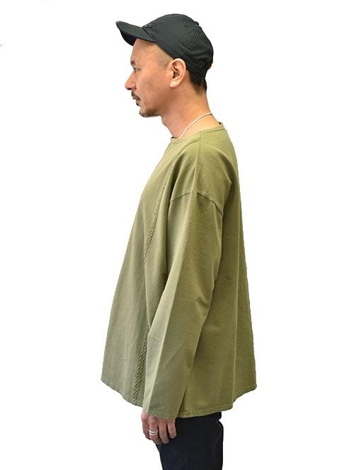 CAL O LINE ブレイドライン　ロングスリーブTシャツ　OLIVE DRAB