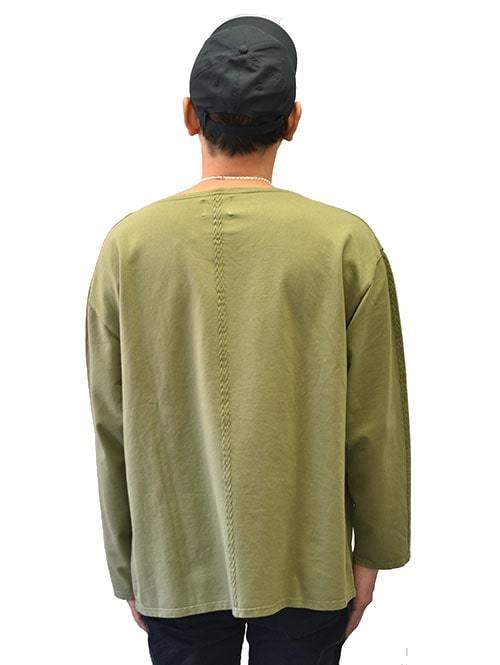 CAL O LINE ブレイドライン　ロングスリーブTシャツ　OLIVE DRAB