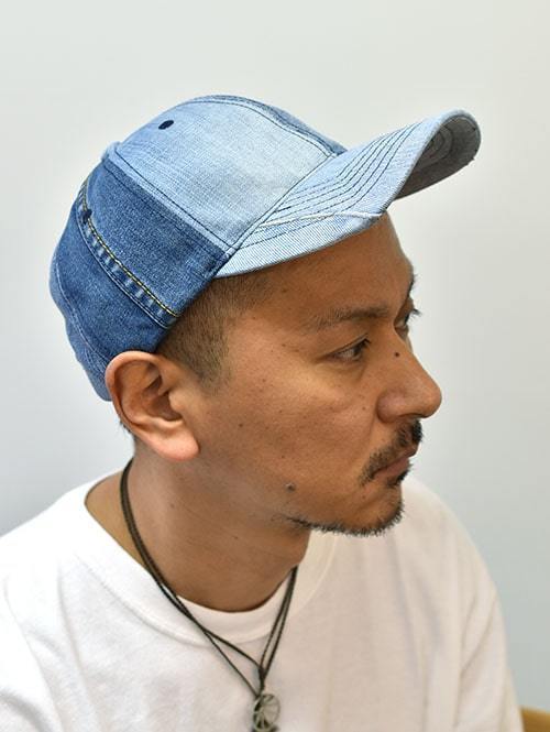 RE:NEW DENIM PATCH WORK CAP