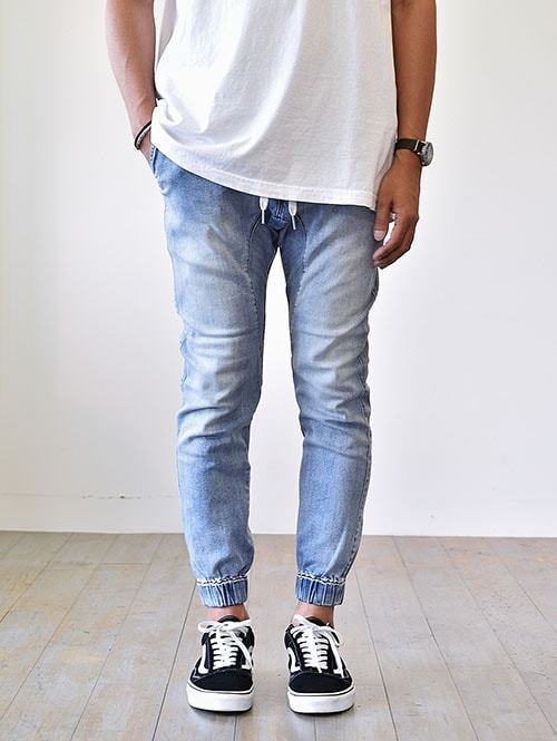 ZANEROBE Sureshot Denim jogger Mid Blue ジャパンモデル 再入荷