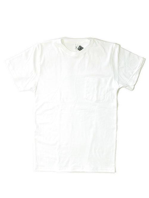 NEXT LEVEL POCKET TEE WHITE