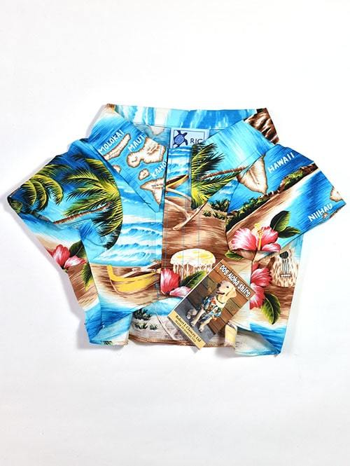 Robert J Clancey Dog Wear Aloha Shirt