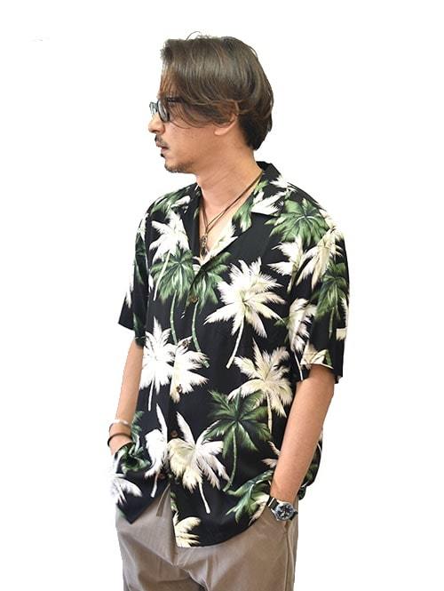 Robert J Clancey PALM TREE ALOHA SHIRT