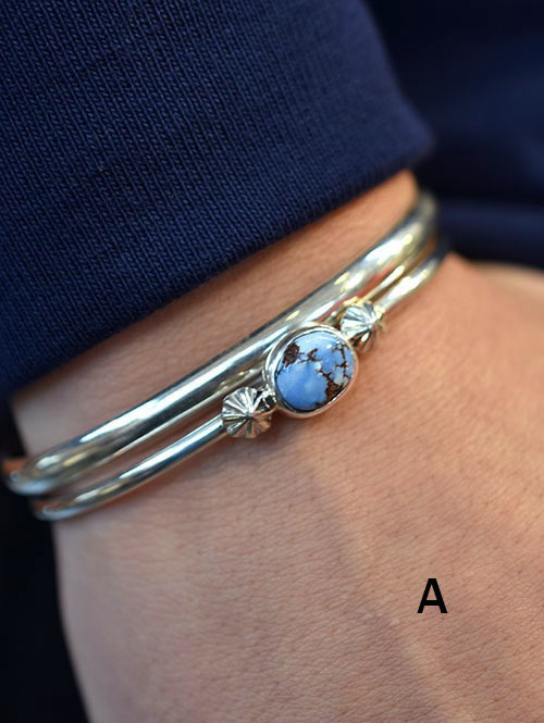 Sunset&Eagle Golden Hill Turquoise Bangle