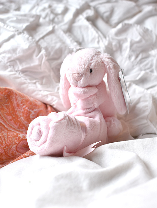 Jellycat Bashful Pink Bunny Soother　