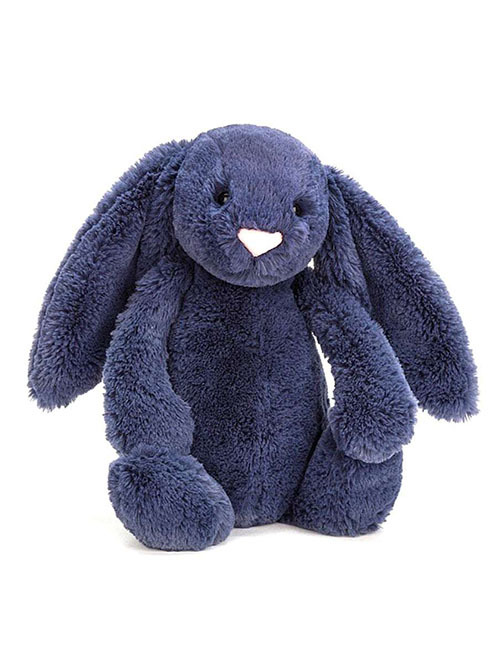 【 Mサイズ /31cm 】Jellycat Bashful Navy Bunny Medium　バシュフルバニー　うさぎの縫いぐるみ