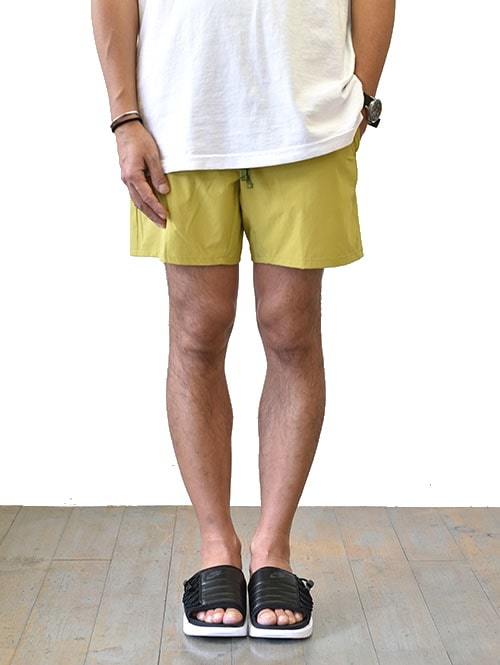 SERGENT SALUTE 4way ライトクロスショーツ DARK YELLOW