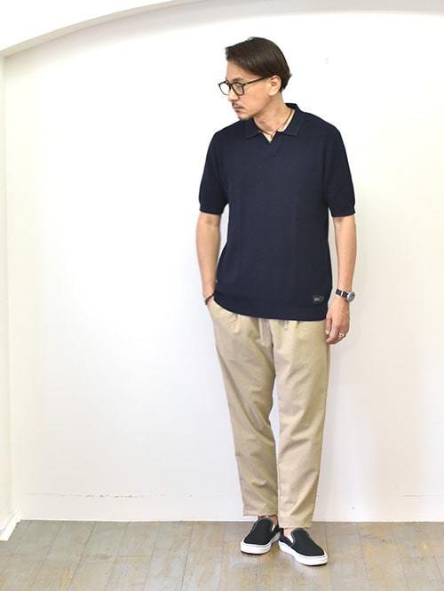 SCOTCH&SODA 薄手上質ニットポロシャツ