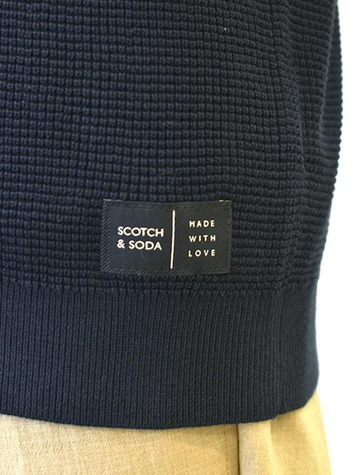 SCOTCH&SODA 薄手上質ニットポロシャツ