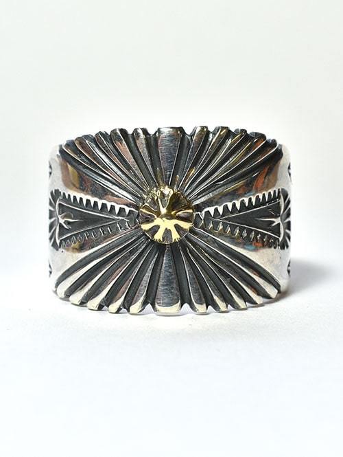 Sunset&Eagle Sunburst 10k Aporro Ring