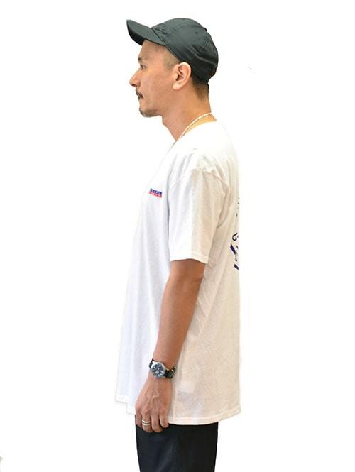 SHIRL Vネック Tシャツ WHITE