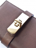 M.U.L Leather SMALL WALLET　D BROWN