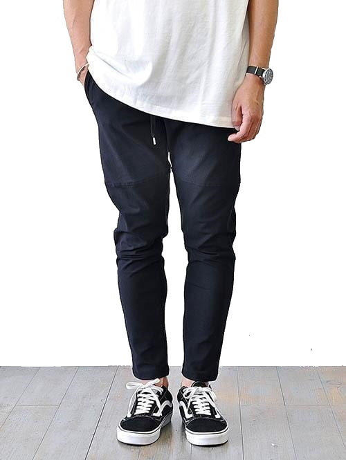 SERGEANT ストレッチジョガーパンツ BLACK