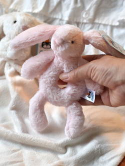 Jellycat Bashful Pink Bunny Grabber ジェリーキャット うさぎ　ガラガラ