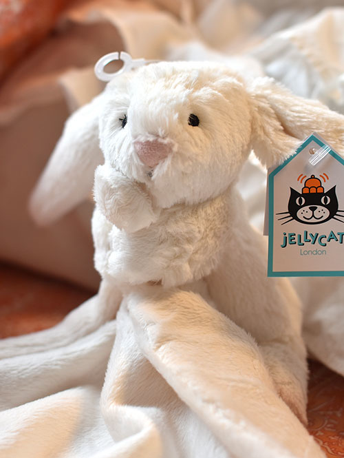 Jellycat Bashful Cream Bunny Soother ジェリーキャット クリームスーザー ミニ ブランケット