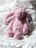【Sサイズ/18cm 】Jellycat Bashful Tulip Pink Bunny small ジェリーキャット　 バシュフル チューリップ ピンクバニー S