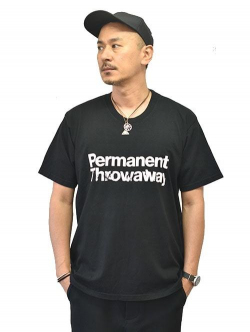 MARVIN Permanent Throwaway  T-Shirt Black