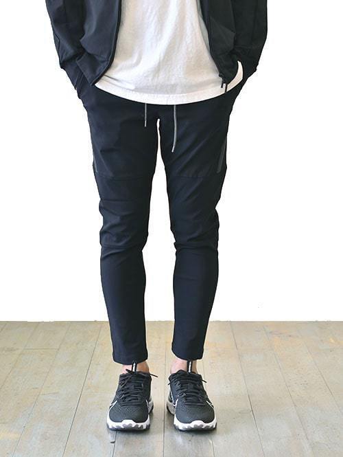 SERGEANT ハイテンションライン ジョガーパンツ BLACK 再入荷