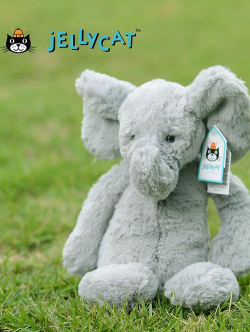 Jellycat Bashful Elephant Medium ジェリーキャット バシュフル エレファント　ぞう　縫いぐるみ　BAS3EG