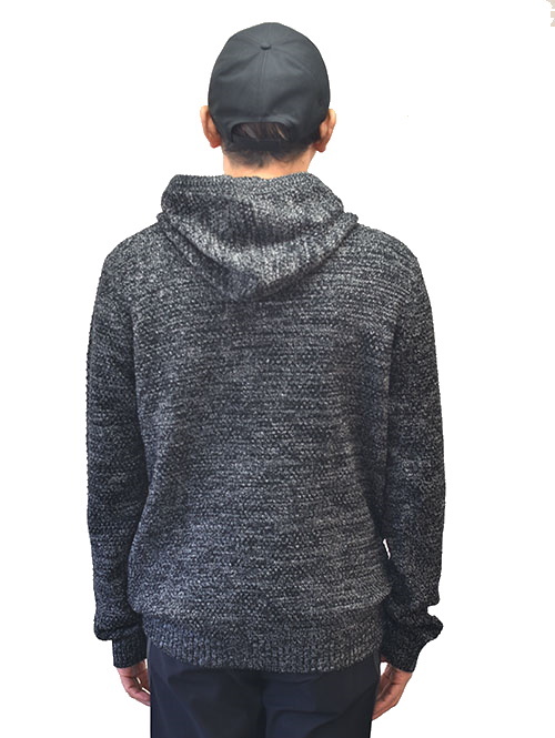 HEDGE COTTON KNITTED HOODIE 