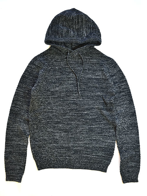 HEDGE COTTON KNITTED HOODIE 