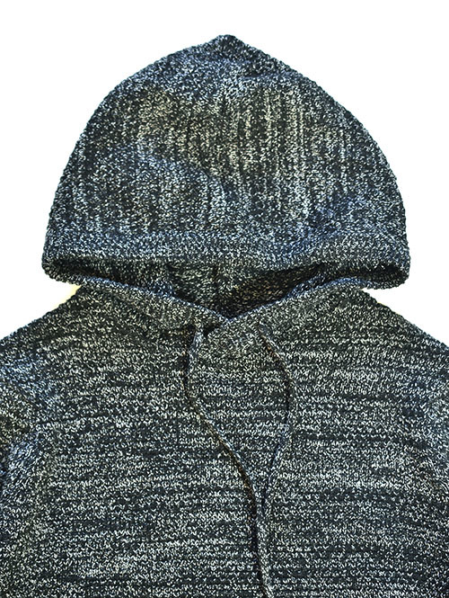 HEDGE COTTON KNITTED HOODIE 