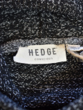 HEDGE COTTON KNITTED HOODIE 