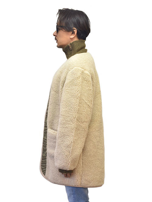 NORTH BY NORTHEAST WOOL BOA COAT Natural を通販 | ETOFFE