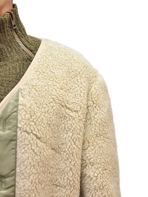 NORTH BY NORTHEAST WOOL BOA COAT Natural を通販 | ETOFFE