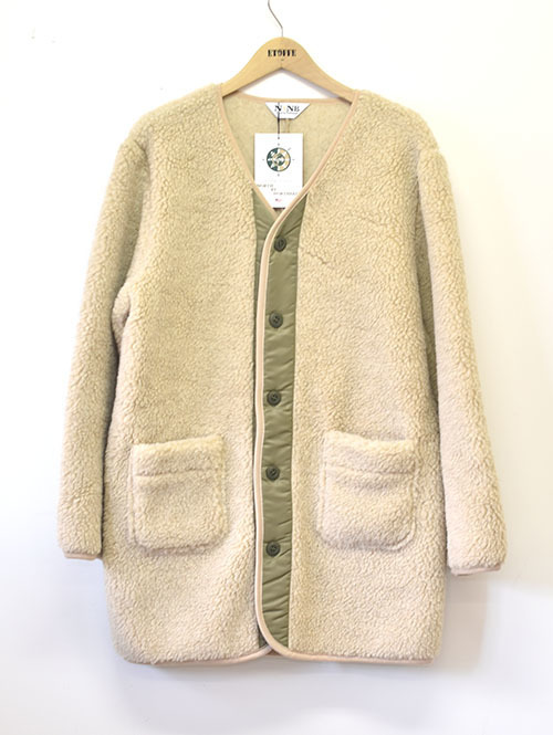 NORTH BY NORTHEAST WOOL BOA COAT Natural を通販 | ETOFFE